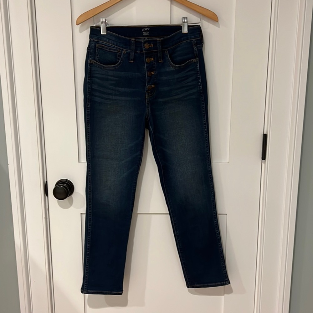 J Crew size 27 High Rise Vintage Straight leg jeans